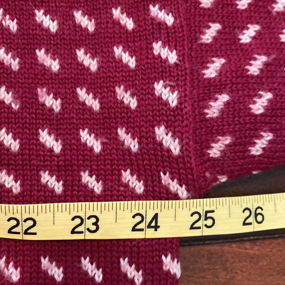 Boston Traders Vintage 100% wool fair isle style oversized sweater size 2 XL T - Picture 5 of 6